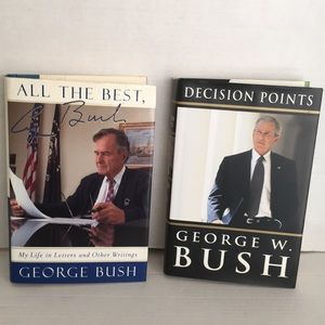 George Bush, Sr. George W Bush, Books written by them.